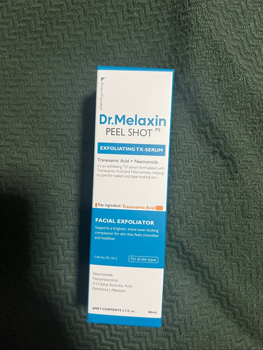 Dr. Melaxin Facial Exfoliator Peel Shot - Exfoliating TX-Serum